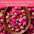 Dried Rose Buds Tea, Edible Whole Flowers Loose Leaf Herbs, Premium Natural Healthy Fragrant Beverage, Ideal for Gift,