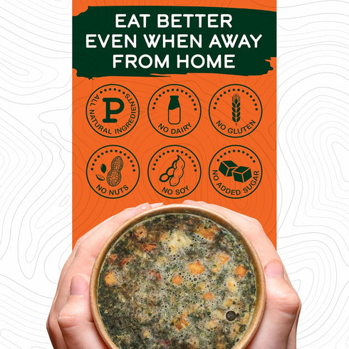 Wild Zora Instant Keto-Friendly Soups, Tuscan Chicken 8-pack, Gluten-Free, Low Carb, Flavorful Pantry Staples