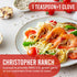 4.25 Oz (Pack 2) Christopher Ranch Minced Roasted Garlic in Water, California Grown Fresh, Pre-Minced for Quick