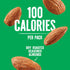 100 Packs Emerald Diamond Calorie Dry Roasted Almonds