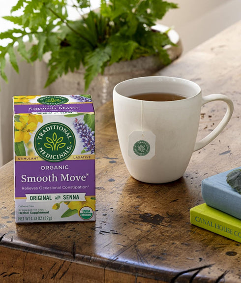 (Pack 3) 48 Traditional Medicinals Smooth Move Senna Chamomile Herbal Tea of - Tea Bags Total