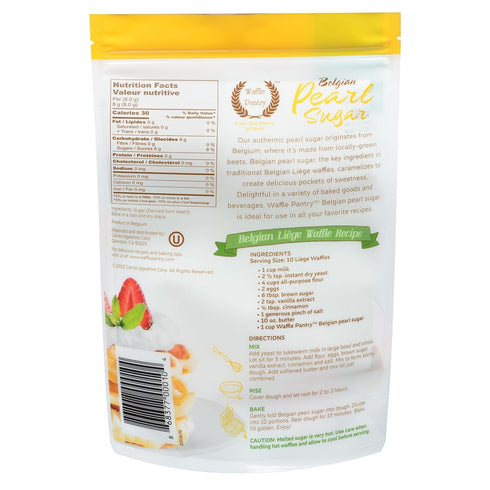 16 oz Waffle Pantry Belgian Pearl Sugar