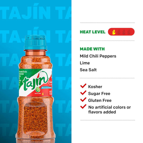 Tajín Clásico Reduced Sodium Seasoning, 5oz (Pack of 3)