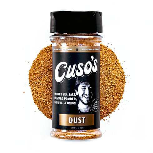 Cuso's Dust BBQ Seasoning Rub - Steak Seasoning for Smoking, Grill. &