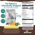 4 Packs, 20 Oz Appleways Cheddar Cheese Crackers, All-Natural Whole Grain Cheese Crisps, Healthy Crispy Cheese Snack