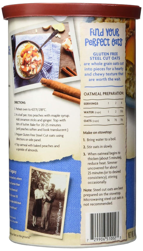 30 OZ (Pack 2) NATURES PATH OATS GF STEEL CUT ORG