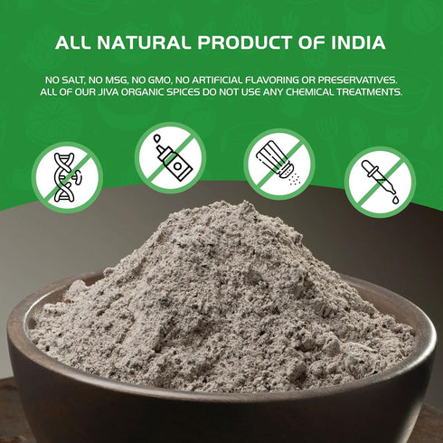 2 LB Jiva Organics Buckwheat Flour (Dark) Bag - Vegan, Non-GMO, Kuttu, Earthy Flavor