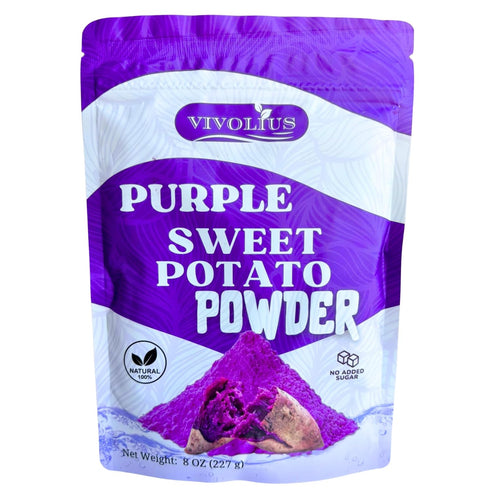 Purple Sweet Potato Powder - Vivolius 8 oz (227 g) Natural Food