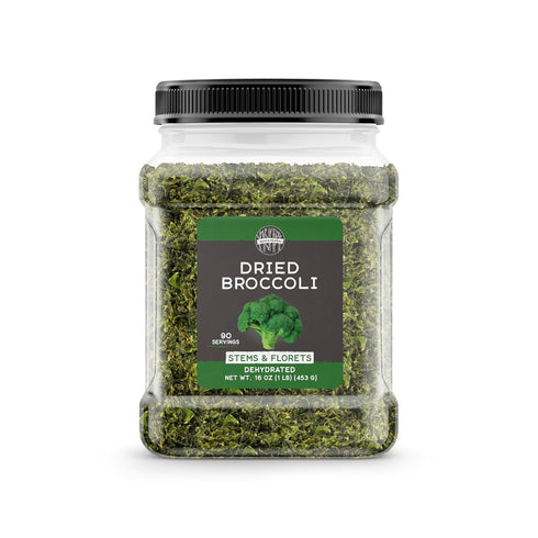 Birch & Meadow 1 lb of Dried Broccoli Florets, Ready-to-Use, Soups &