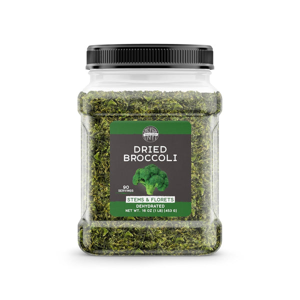 Birch & Meadow 1 lb of Dried Broccoli Florets, Ready-to-Use, Soups &