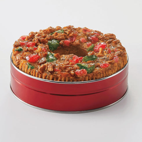 The Swiss Colony Christmas Fruitcake Traditional Holiday Dessert with Whole Candied Fruit and Nuts, Sweet Rich Bakery