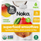 Noka Superfood Fruit Smoothie Pouches, Mango Coconut, Healthy Snacks with Flax Seed,