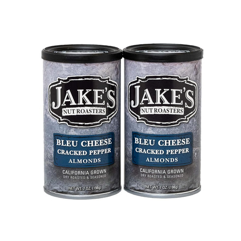 Jake's Nut Roasters - Bleu Cheese Cracked Pepper Almonds (2 Pack) Whole