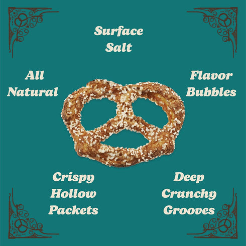 11 Oz. Pack 3 Unique Snacks Extra Salt Splits Pretzels, Original Split-Open Pretzels, Delicious Homestyle Baked Snack