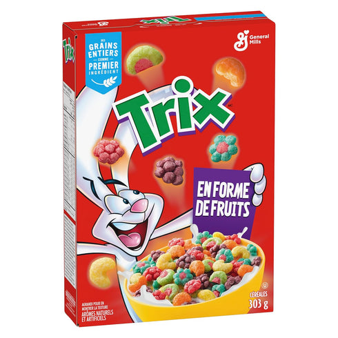 303g/10.7oz., General Mills, Trix Fruity Shapes Cereal, {Imported from Canada}
