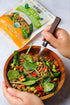 3-Pack 10g protein-packed 5oz BeanVIVO Salad Protein Booster - Organic cooked Lentils & Quinoa with Garlic & Herbs