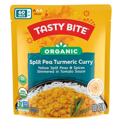 10 Pack 6, 6 Count Tasty Bite Organic Jodhpur Lentils, Ounce, of Ready to Eat, Microwavable Entree, Vegan ( )