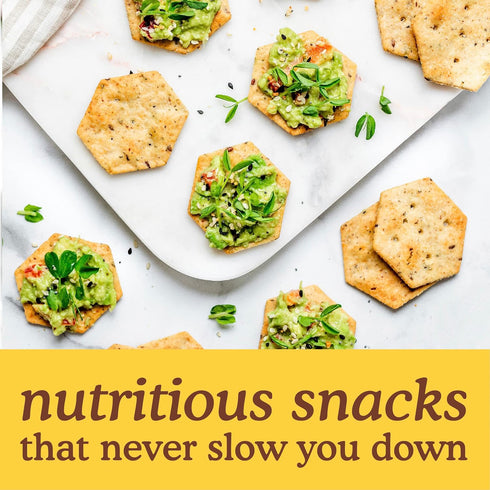 4.25oz, 3 Count Simple Mills Organic Seed Crackers, Original, Gluten Free, Flax Seed, Sunflower Seeds, Corn Free