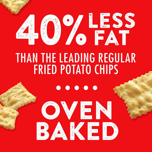 12 Packs RITZ Toasted Chips Sour Cream and Onion Crackers, Bulk Individual Snacks, Snack