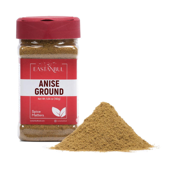 Eastanbul Anise Seeds Powder, 5.64oz Ground Anise Seed, Anise Powder for Baking, Anise Cookies & Anise Tea