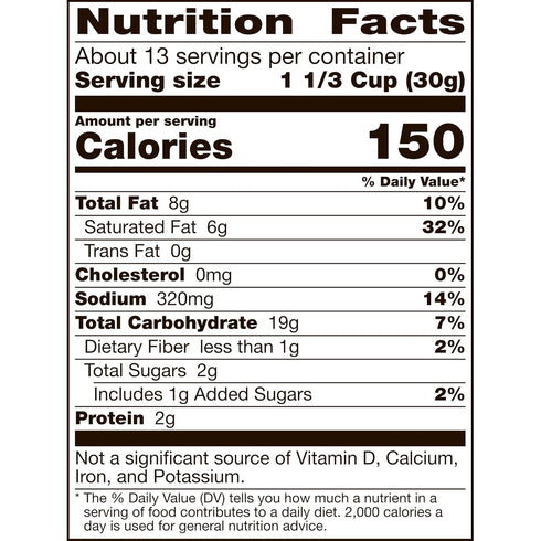 Bugles 14.5 oz Crispy Corn Snacks, Hidden Valley Ranch Flavor, Snack Bag