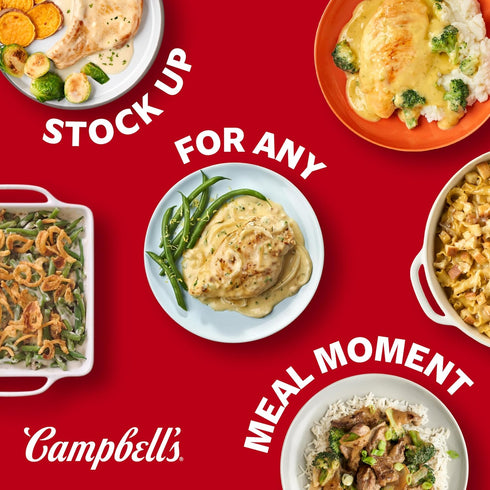 10.5 oz (12 Pack) Campbell's Condensed Garlic Parmesan Cheese Soup With Herbs, Can