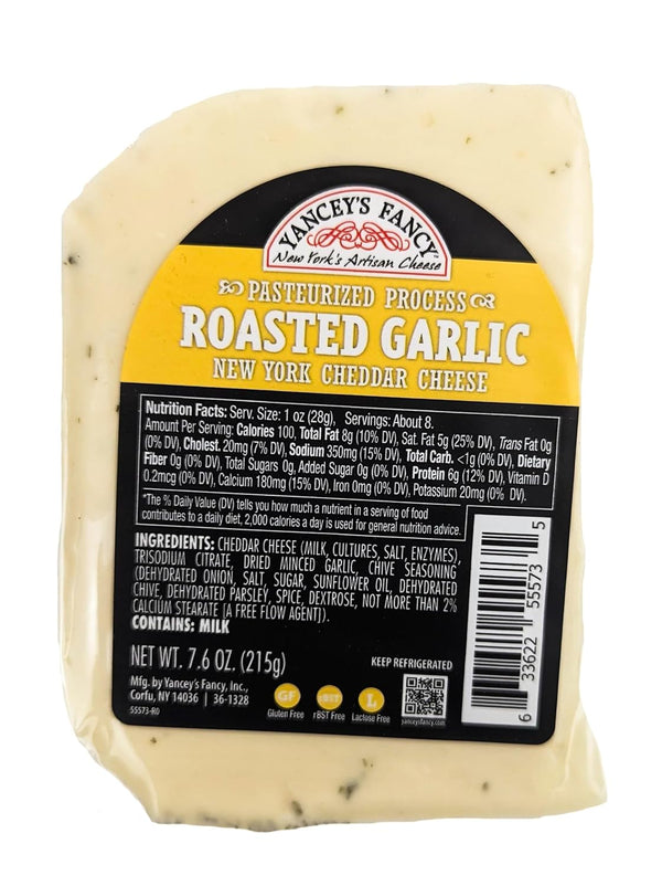 Generic Yanceys Fancy Cheese Roasted Garlic 7.6 oz (Pack of 4)
