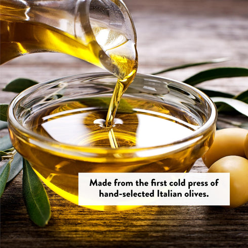 16.9 oz (2 Pack), DeLallo Private Reserve Extra Virgin Olive Oil, Bottle, Made in Italy, Cold Pressed, Single Origin