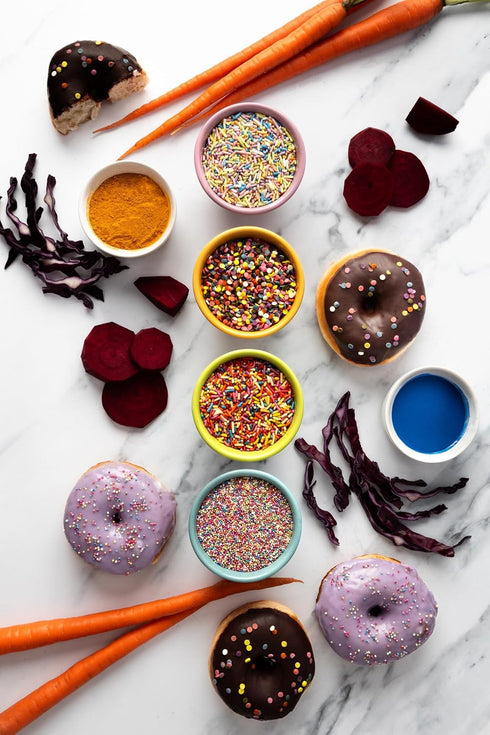 Pastel Rainbow Sprinkles - Dye-Free, Allergen-Free, Plant-Based Colors, 6 oz Jar