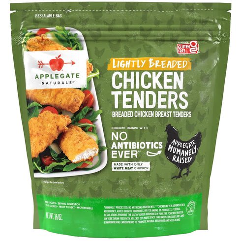 Applegate ,Lightly Breaded Chicken Tenders,16oz