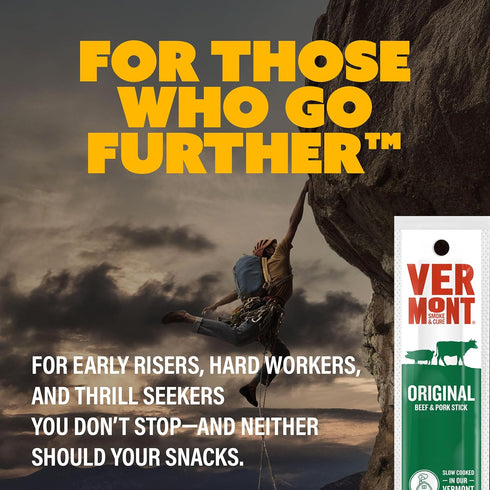 1 (Pack 24) Vermont Smoke & Cure Original Beef & Pork Sticks, Gluten Free, Ounce