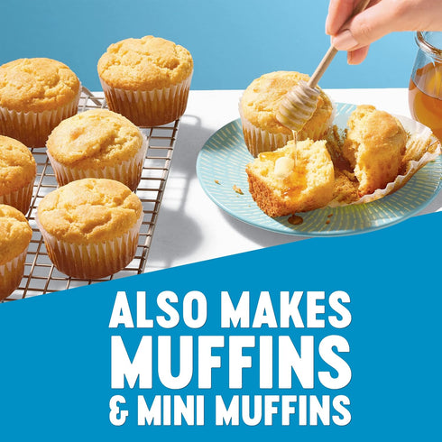 15 OZ (Pack 4) Krusteaz Gluten Free Baking Mix, Honey Cornbread & Muffin Mix, Gluten Free & Made with Real Honey, No