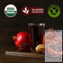 Pomegranaze 100% 33.8 Oz (2 Pack) Organic Pomegranate Juice, Glass Bottle No Sugar, No Artificial Colors, No