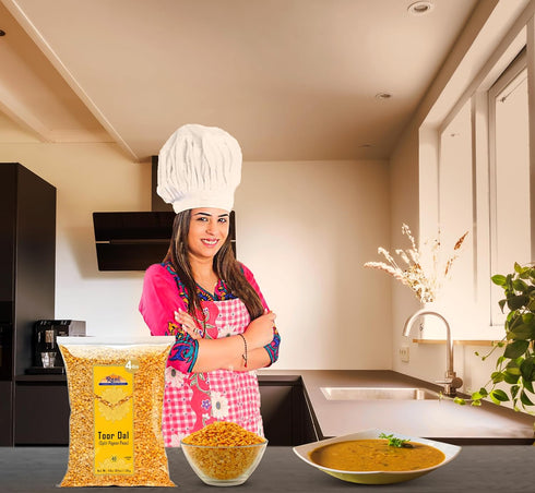 64oz (4lbs) 1.81kg Rani Toor Dal (Split Pigeon Peas) Bulk ~ All Natural | Gluten Friendly | NON-GMO | Vegan | Indian