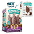 4 Count GOODPOP - Dairy Free Fudge N' Vanilla Crunch Bars - Non-GMO, Gluten Free