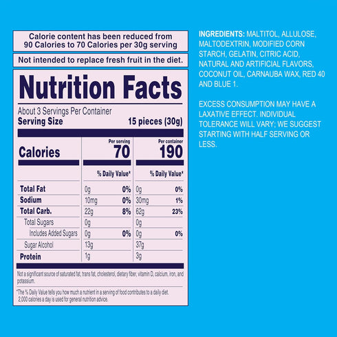 Pack, 3oz Pack (Pack 1) Welch's Zero Sugar Fruity Bites, Mixed Fruit Snack Gluten Free & Sugar Free Snacks, Snack