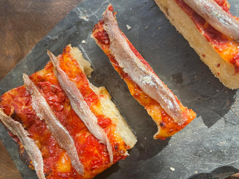 4.2oz Sicilian Anchovy Fillets in Extra Virgin Olive Oil - Testa Conserve, Sicily, Italy - in a tin