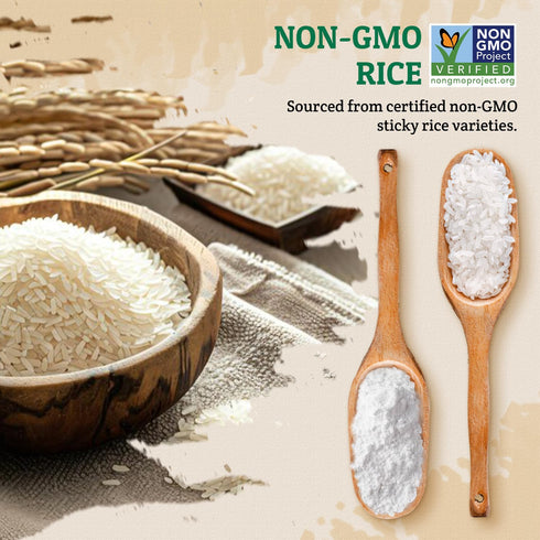 52USA 32 2 (Pack 2), Glutinous Rice Flour Ounce (Basic), Pound of Rice Flour for Baking or Cooking, Product