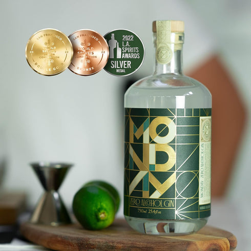 0 750ml MONDAY Zero Alcohol Gin An Award Winning Non-Alcoholic Spirit with Zero Carbs, No Sugar, Calories