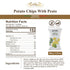 3.53 oz (Pack 1) TartufLanghe Pesto Flavored Potato Chips, Made with Freeze-Dried Genovese Ingredients, Authentic