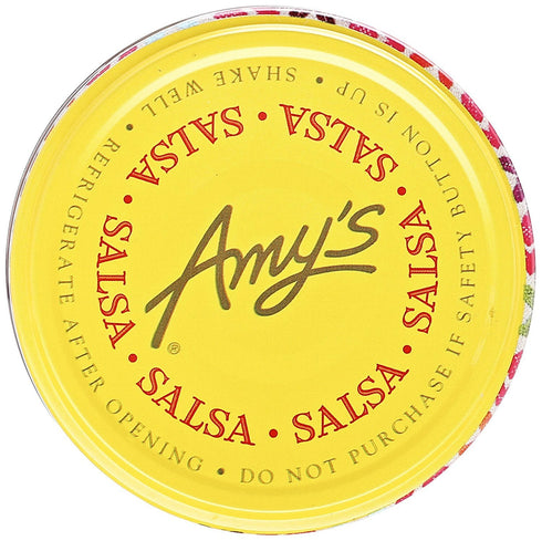 14.7 Oz Amy's Salsa, Mild Salsa, Made With Organic Tomatoes, Gluten Free, Vegan Snacks