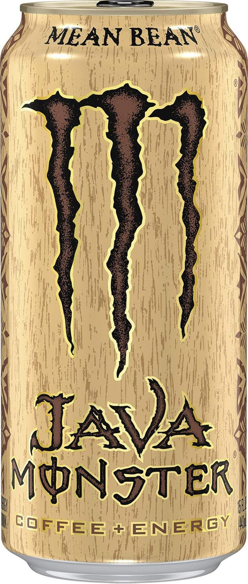 15 Pack 12 Monster Energy Java Monster Mean Bean, Coffee + Energy Drink, Ounce |