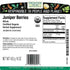 1lb Frontier Co-op Organic Whole Juniper Berries