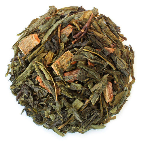 Teabloom Kosher Certified Vanilla Green Tea, Loose Leaf Tea Blend in Reusable Gift Canister, 3.17 oz/90 g