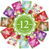12 Pack Pack, 0.35 ONETANG Freeze-Dried Mixed Fruit, Single-Serve Non GMO, Kosher, No Add Sugar, Gluten free, Vegan