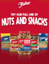 38 oz (Pack 1), Fisher Snack Sweet Nut Bulk Trail Mix, of Honey Roasted Peanuts, Raisins, Frosted Walnuts, Cashews