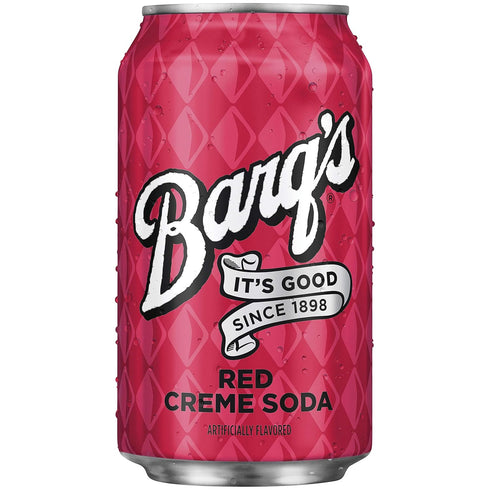 Barq's Pack 12 Oz (Pack 12) Red Creme Soda Fridge Cans, Fl