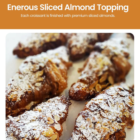 Oven Delights (3.2oz 90g) (Pack 12) Almond Croissant - Bakery fresh - Breakfast Pastries - Individually Wrapped