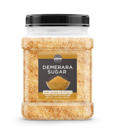 Birch & Meadow Demerara Sugar, Raw Sugar Crystals, Drinks & Baking, Made