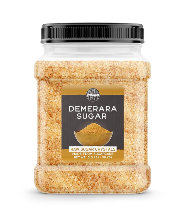 Birch & Meadow Demerara Sugar, Raw Sugar Crystals, Drinks & Baking, Made